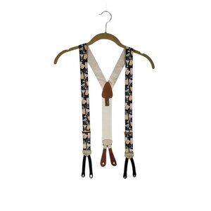 Trafalgar Cocktail Braces Y-Back Button Suspenders Party New Years Eve Retro